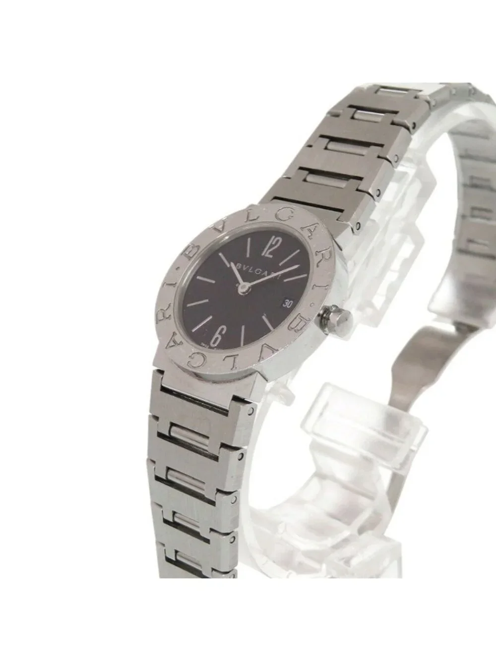Bvlgari Black SS Quartz Watch Dial